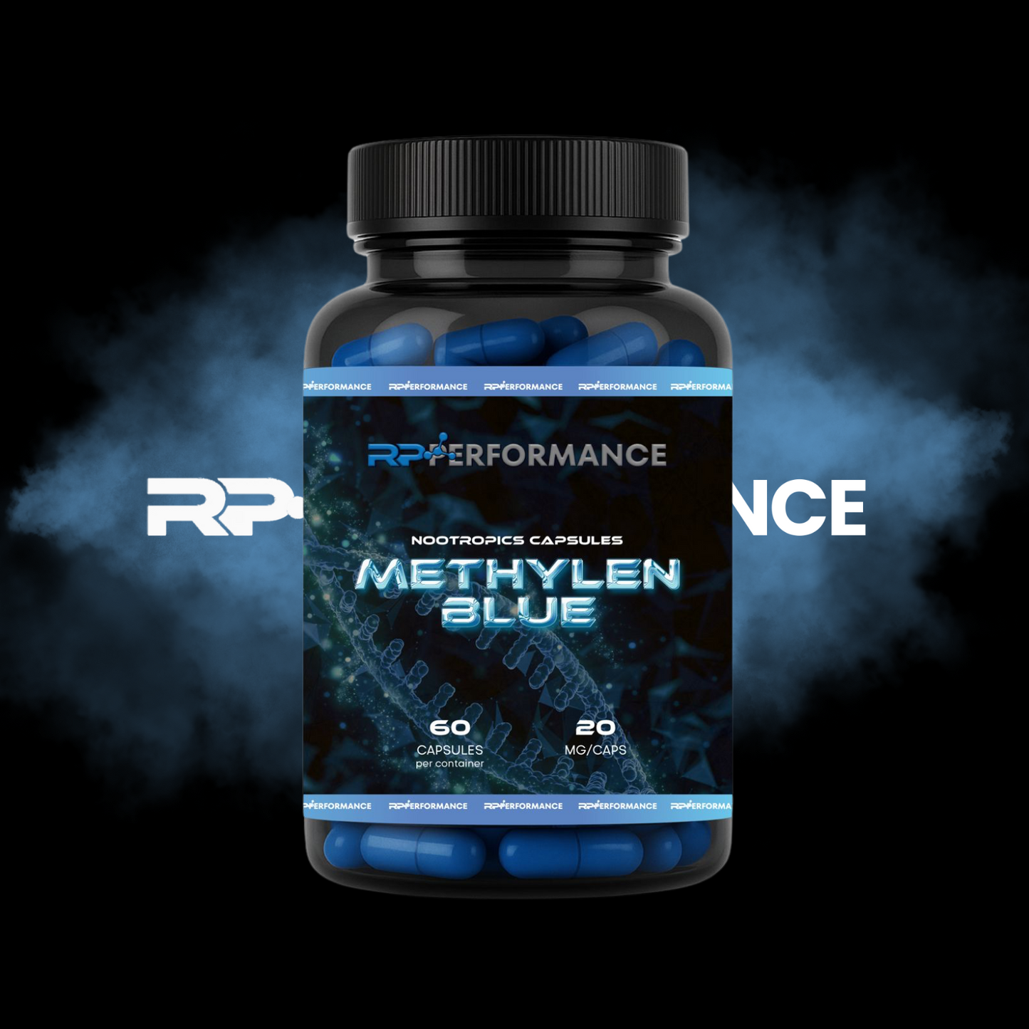 Methylene Blue 20mg x 60caps : Research Only