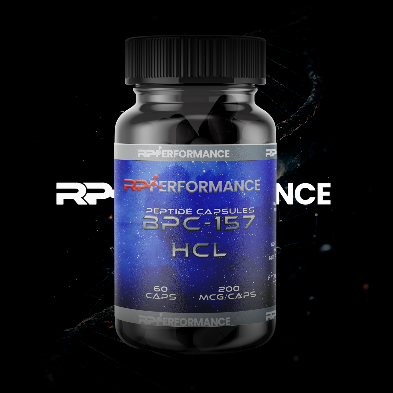 BPC-157 HCL 200mcg x 60caps :  Research Only